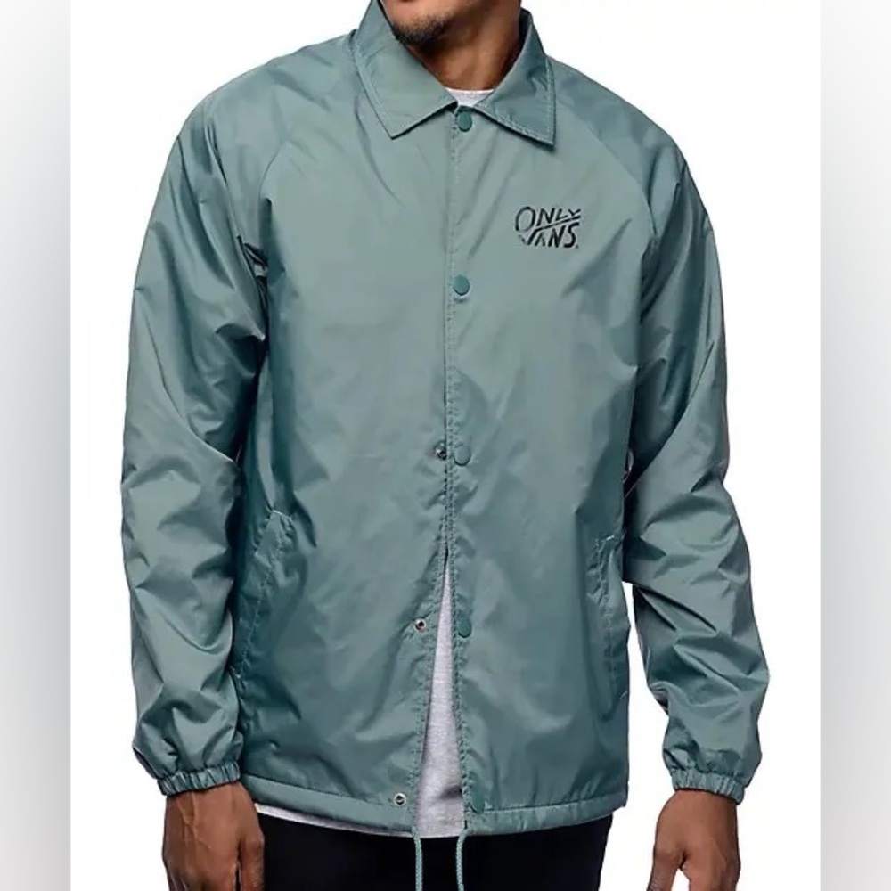 ONLY NY VANS NEW YORK CITY MIDNIGHT MARSH LOON SOCIETY WINDBREAKER JACKET  LARGE